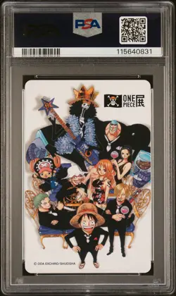2015 ONE PIECE WANTED POSTER PLAYING CARDS 5 OF CLUBS FRANKY PSA 10 - Image 2