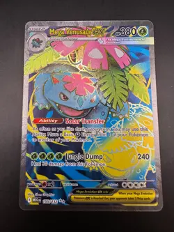 Mega Venusaur EX 155/132 Full Art Holo Pokemon Card Secret Rare - Image 1