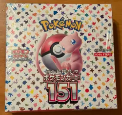Pokemon Cards Scarlet & Violet 151 Booster Box - 20 Packs sv2a Japanese SEALED - Image 1