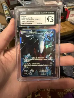 CGC 9.5 MINT+ Darkrai 2013 Black Star Promos BW73 Pokemon Card - Image 1