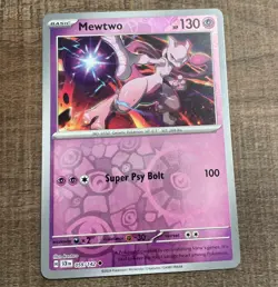 Pokemon Mewtwo Reverse Holo Card 59/142 Stellar Crown SV - Image 2
