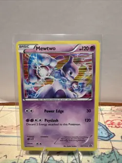 Mewtwo Pokemon Card 120 HP Basic Holo Rare 53/113 - Image 1