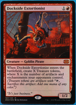 Dockside Extortionist FOIL Double Masters 2022 NM CARD (500174) ABUGames - Image 1