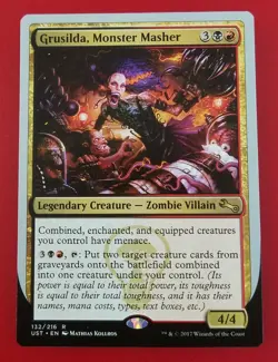 1x Grusilda, Monster Masher | Unstable | MTG Magic Cards - Image 1