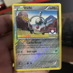 Klefki 66/119 Pokemon League Promo 3rd Place Crosshatch Holo Card - Image 2