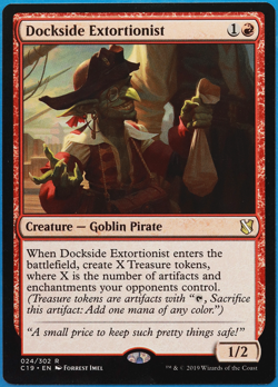 Dockside Extortionist Commander 2019 NM Red Rare MTG CARD (ID# 499113) ABUGames - Image 1