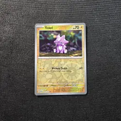 Pokemon TCG Paradox Rift Toxel Reverse Holo Card 69/182 - Image 1