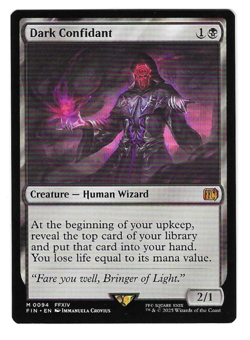 FIN0094 Dark Confidant [Mythic Rare] - Final Fantasy - Magic: the Gathering - Image 1