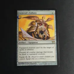 General's Kabuto Champions of Kamigawa MTG Magic the Gathering - STAMPED - Image 2