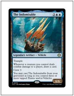 1x The Indomitable, Lost Caverns of Ixalan Commander, Magic MTG NM - Image 1