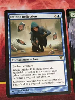 C6486 MTG MAGIC INFINITE REFLECTION 61 BEDROCK TORTOISE 0378 MP RARE - Image 2