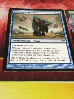 C6486 MTG MAGIC INFINITE REFLECTION 61 BEDROCK TORTOISE 0378 MP RARE - Image 3