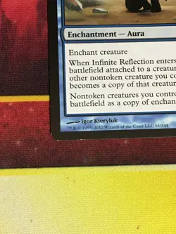 C6486 MTG MAGIC INFINITE REFLECTION 61 BEDROCK TORTOISE 0378 MP RARE - Image 5