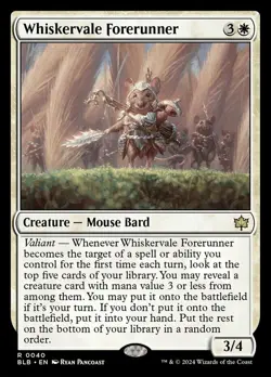 [1x] Whiskervale Forerunner Near Mint, English Bloomburrow MTG Magic - Image 1