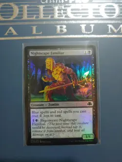 MTG 1x FOIL Nightscape Familiar Dominaria Remastered Magic the Gathering - Image 1
