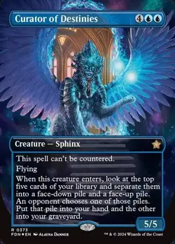 Curator of Destinies - Mana FOIL - MtG Foundations - NM - Image 1