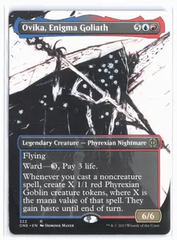 Ovika, Enigma Goliath (Showcase) Phyrexia: All Will Be One Regular - Image 1