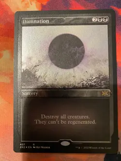 MTG Double Masters 2022 Damnation Foil Etched - Image 1