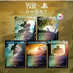 Secret Lair x Ghost of Tsushima Foil Edition MTG x Playstation PRESALE SEALED - Image 1