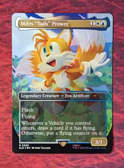 Miles "Tails" Prower (Rainbow FOIL) 2085 | NM FOIL | Secret Lair Drop SLD MTG - Image 1