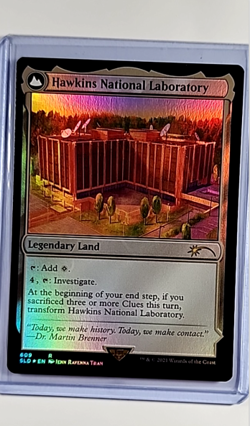 2021 MTG Magic The Gathering Secret Lair Foil #609 Hawkins National Laboratory - Image 1