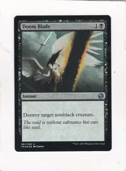Magic: MTG: Iconic Masters: Foil: Doom Blade - Image 1