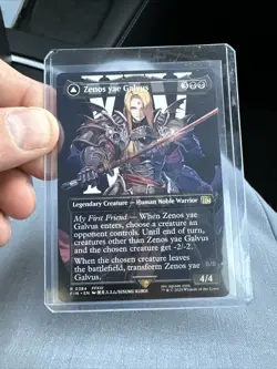 MtG FIN Zenos yae Galvus #384 Borderless Non-Foil - Image 1
