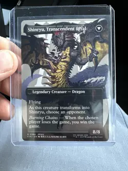 MtG FIN Zenos yae Galvus #384 Borderless Non-Foil - Image 2