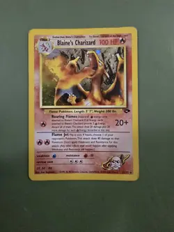 Pokemon TCG Blaine's Charizard 2/132 Gym Challenge Holo! See Description - Image 1