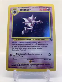 Pokemon HAUNTER 6/62 (Holo Rare) Fossil - NM/Near Mint - Image 1