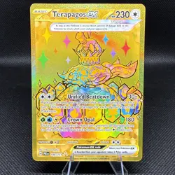 Terapagos EX 180/131 Prismatic Evolutions Holo Hyper Rare Gold - Pokemon TCG - Image 1