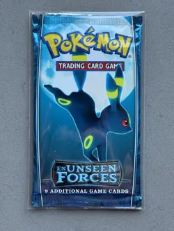 2005 Pokemon EX UNSEEN FORCES Factory Sealed Booster Pack English - Umbreon Art - Image 4