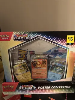 Pokemon TCG: Prismatic Evolutions - Poster Collection Sealed Lot Of 6 W/ Display - Image 1