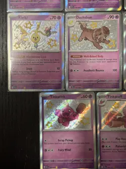 Pokemon TCG Paldean Fates Psychic Baby Shiny | 15 Card Lot NM | Lot #4 - Image 4