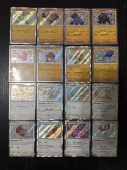 Pokemon TCG Paldean Fates Fighting/Colorless Shiny | 16 Card Lot NM | Lot #5 - Image 1