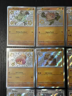 Pokemon TCG Paldean Fates Fighting/Colorless Shiny | 16 Card Lot NM | Lot #5 - Image 2
