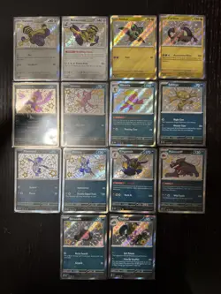 Pokemon TCG Paldean Fates Metal/Dark Baby Shiny | 14 Card Lot NM | Lot #6 - Image 1