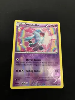 Wobbuffet 67/162 NM/MINT Pokemon Cards Reverse Holo Rare Vintage XY - Image 1