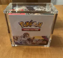 Pokemon Scarlet & Violet Paldea Evolved Booster Box SEALED Comes In Acrylic Case - Image 1
