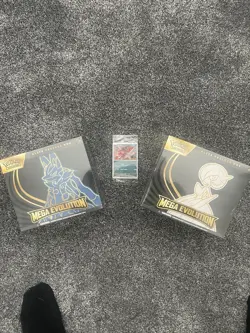 Pokemon TCG ETB Mega Evolution Gardevoir & Lucario & Yveltal Promo Sealed - Image 1