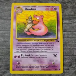 Slowbro Fossil Set Pokemon Card - 43/62 - Image 1