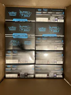 Lot 10 Sealed Pokemon Black Bolt Elite Trainer Box ETB Factory Sealed (Case) - Image 2