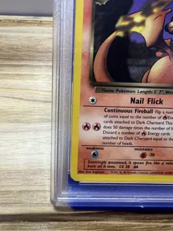 2000 Pokemon Rocket Dark Charizard PSA 4 Number 21 - Image 3
