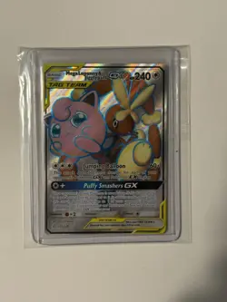 Pokemon TCG Mega Lopunny Jigglypuff GX 225/236 Sun&Moon Cosmic Eclipse - NM! - Image 4
