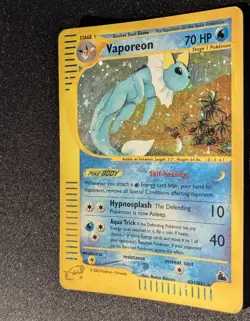 Pokemon SKYRIDGE - #H31/H32 Vaporeon - Holo - ENG - SWIRL - Image 5