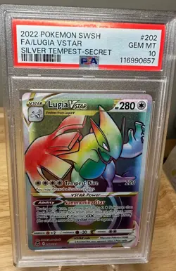 Pokemon PSA 10 Set, Lugia Vstar #202, Spearow #62, Raichu V #158 - Image 2