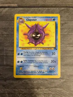 Cloyster Fossil Set Pokemon Card - 32/62 - Image 1