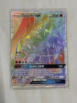 Pokemon Zygarde GX 136/131 Rainbow Secret Rare Forbidden Light NM - Image 1