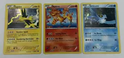 Pokemon Next Destinies Blister Set Articuno 27/99 Zapdos 41/99 Moltres 14/99 NM - Image 1