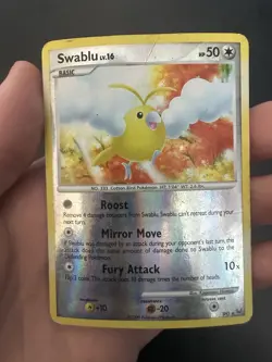 Swablu SH5 Platinum Shiny HOLO SECRET RARE Pokemon Card Excellent - Image 2